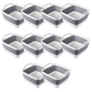 10x Collapsible Foldable Strainer Bulk Pack - Fruit/Veggies Washing Storage Basket