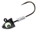3 Pack of TT Fishing Big EyeZ Black Jigheads with Glow Eyes