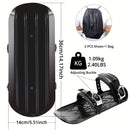 Mini Snow Skates Adjustable Ski Sled Boots
