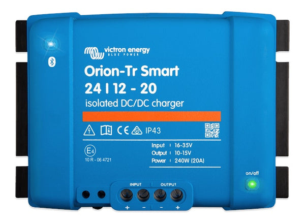 Victron 24V to 12V Orion-Tr Smart 24/12-20A Isolated DC-DC Charger