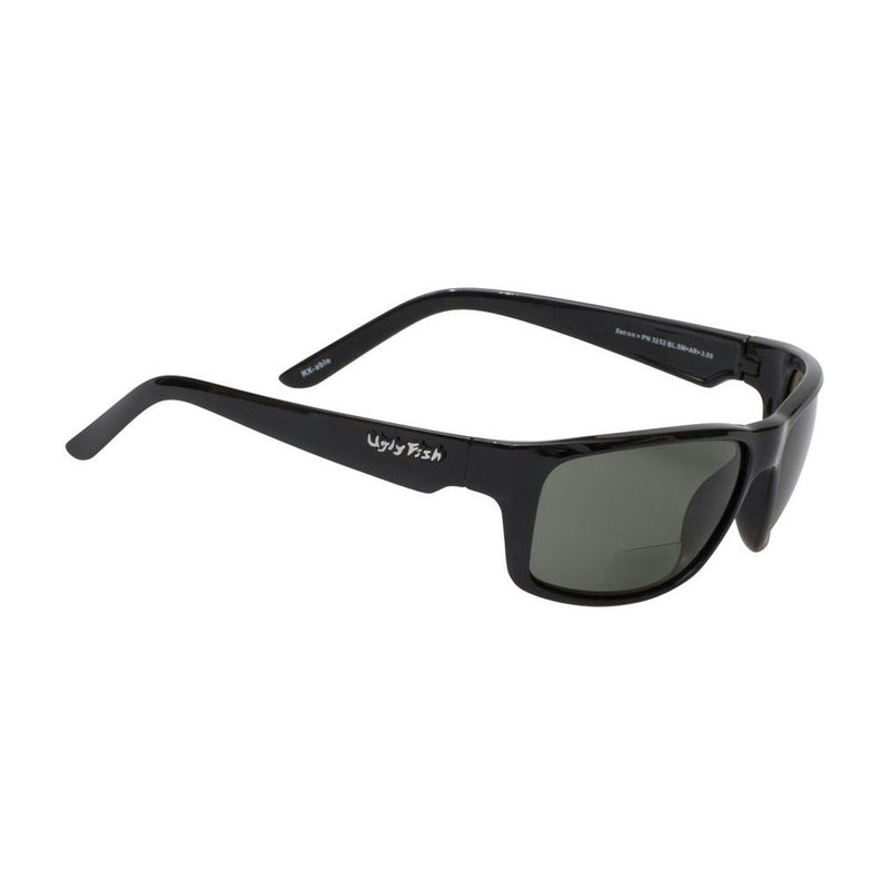 Ugly Fish Xenon +2.50 Bifocal PN3252 Black Frame/Smoke Lens Sunglasses