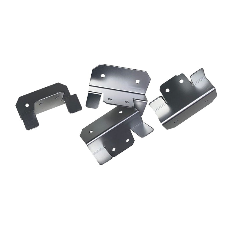 Sphere Solar Panel Mounting Bracket Kit - 4Pce Silver with M6 NUT/BOLTS