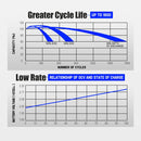135AH 12V AGM Battery AMP Lead Acid SLA Deep Cycle Battery Dual Solar Power