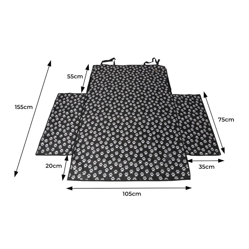 Pawz Pet Boot Car Seat Cover Hammock Non-Slip Dog Puppy Cat Waterproof Large