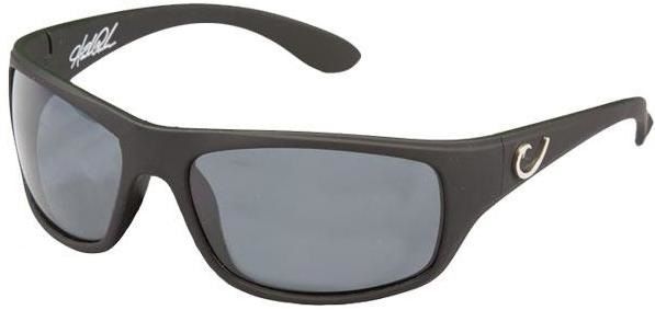 Mustad Hank Parker Polarized Sunglasses-Black Frame with Smoke Lens-HP100A-2