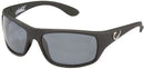 Mustad Hank Parker Polarized Sunglasses-Black Frame with Smoke Lens-HP100A-2