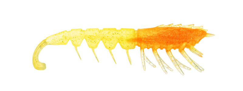 3 Pack of 4.5 Inch Rapala Crush City The Imposter Soft Plastic Prawn Lures