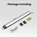 San Hima LED Camping Strip Light White Amber Lamp w/ Rechargeable Battery Black