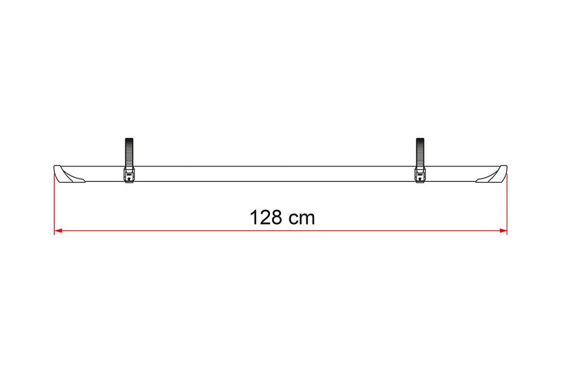Fiamma Rail Quick Pro 128 Black End 98656-993