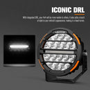 Lightfox Polaris Pair 7inch Osram LED Driving Lights 1Lux@1,230m IP68 15,972LM