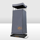 San Hima Camping Shower Tent Awning Fold-Out Grey & Camping Shower Tent Base