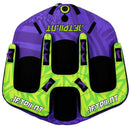 Jetpilot Freeride JP4 4-Person Purple/Green Inflatable Towable Ski Tube