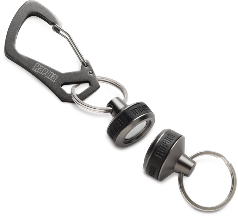 Grey Rapala RCD Magnetic Release Fishing Carabiner