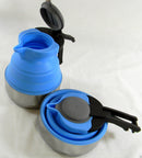Collapsible Silicone Kettle 1.8L - Blue
