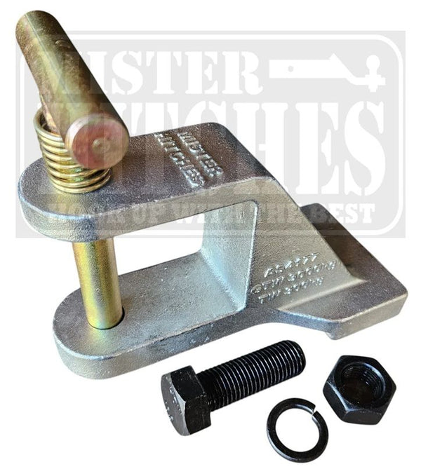 Mister Hitches Car Adapter Cast Steel & Pin Suits Poly Block Off Road Coupling Treg Trigg Style