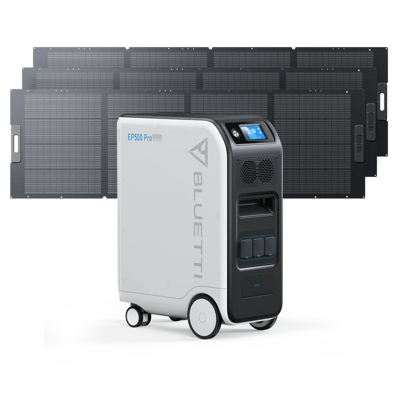 BLUETTI EP500Pro + Solar Panels | Solar Generator Kit