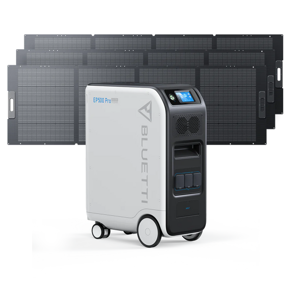 BLUETTI EP500Pro + Solar Panels | Solar Generator Kit