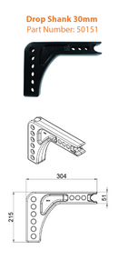 Hayman Reese 50151 Cast Shank - 30mm Drop