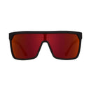 Spy Flynn Soft Matte Black Red Fade Happy Lens Sunglasses