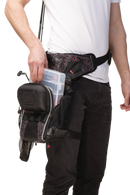 Rapala Urban Hip Pack - Fishing Bag with Twin Rod Holders and Tool Attachments