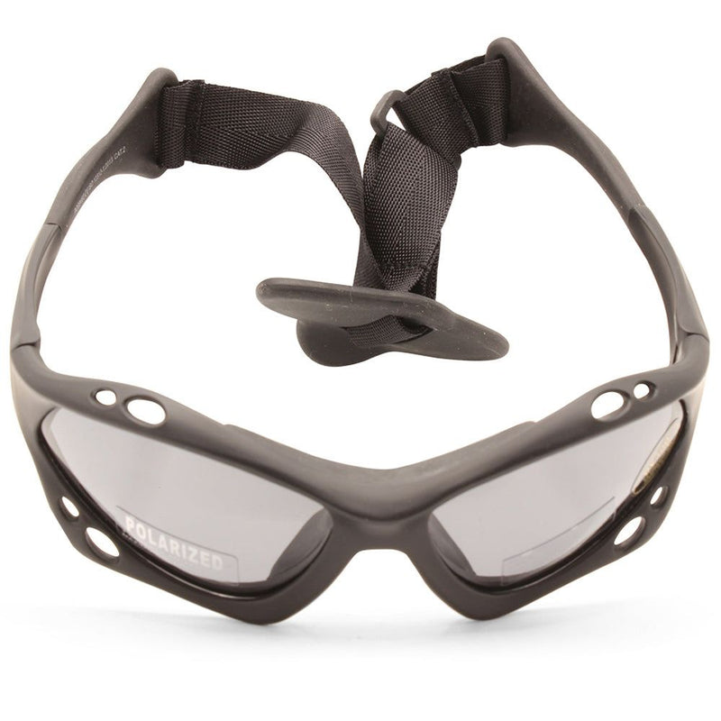 Jobe Knox Black/Grey Floating Polarised Unisex Sunglasses with Head Strap
