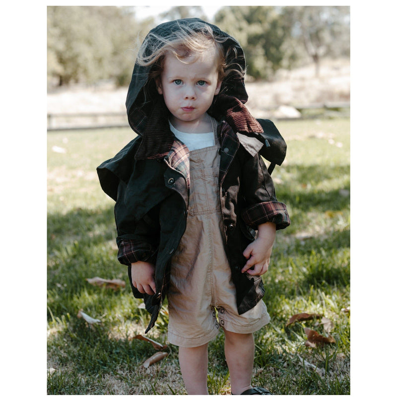 Didgeridoonas The Murray Toddlers Oilskin Winter Coat Jacket (For 1 - 4 years)