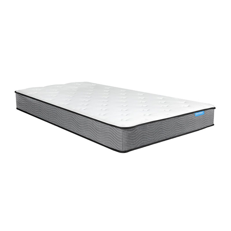 Dreamz Spring Mattress Pocket Bed Coil Sleep Foam Extra Firm King Single 23cm