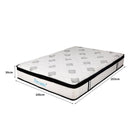 Dreamz Bedding Mattress Spring King Single Premium Bed Top Foam Medium Firm 30cm