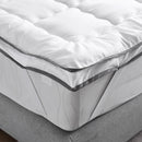 Dreamz Pillowtop Mattress Topper Mat Luxury Bedding Pad Protector King Single