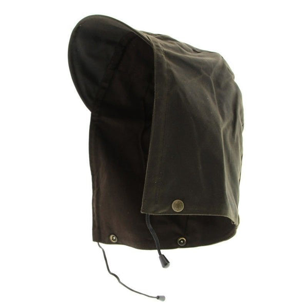 Didgeridoonas Oilskin Cotton Lined Drawstring Hood Attachment for Oilskin Jackets