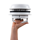 Maxxfan Dome Plus with LED & Sleeve - White