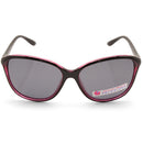 North Beach Fifine Shiny Black-Purple/Grey Polarised Women's Sunglasses