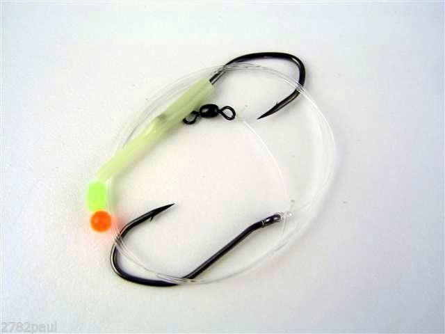 Wilson Breakaway Gummy Rig 2 X 4/0 Deep V - With Breakaway Sinker/Line 60lb