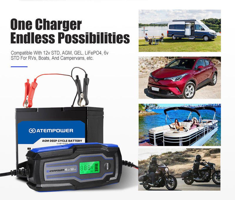 Smart Battery Charger 4A 6V/12V