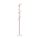 Levede Coat Rack Hat Clothes Stand Hanger Garment Hook Metal Organizer Rose Gold