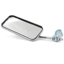 Proseries Rectangular Handlebar Mounted Bike Mirror with Reflectors