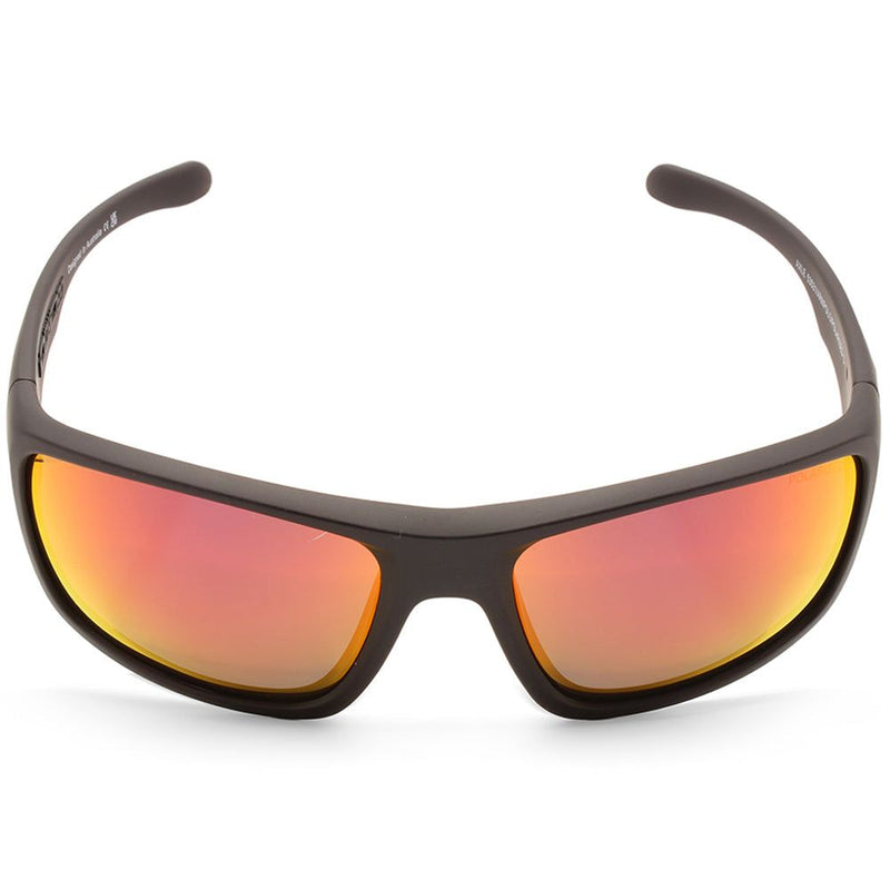 Dirty Dog Axle Satin Black/Grey-Purple Fusion Mirror Polarised Unisex Sunglasses