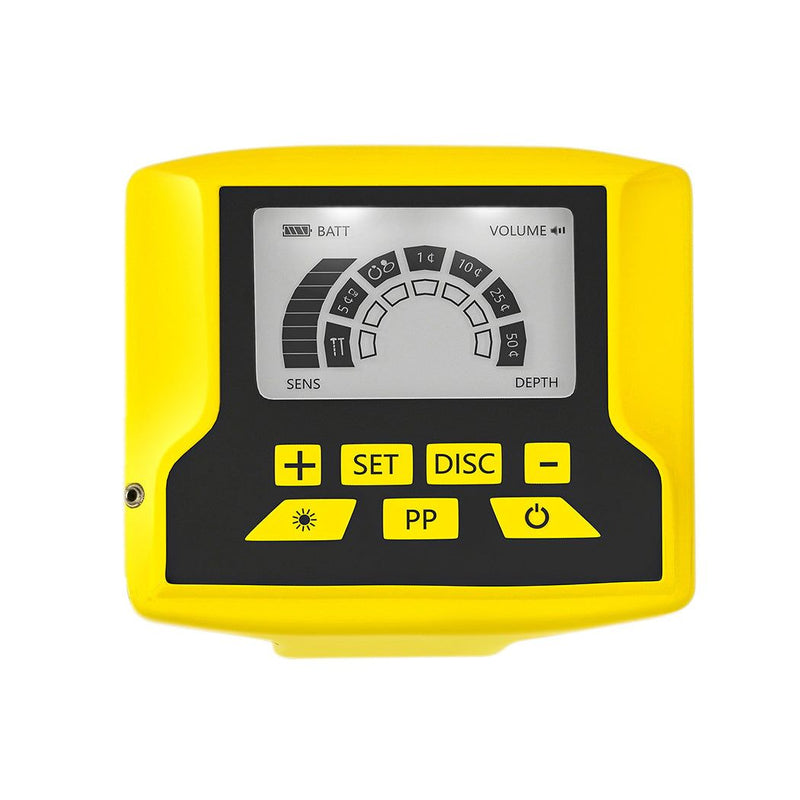 Traderight Metal Detector Waterproof 24cm Coil LCD Display Sensitivity Level 8