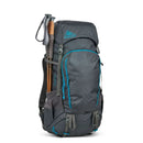 KELTY Asher 65L Hiking Backpack - Beluga/Storm Blue (Outdoor Travel Bag)