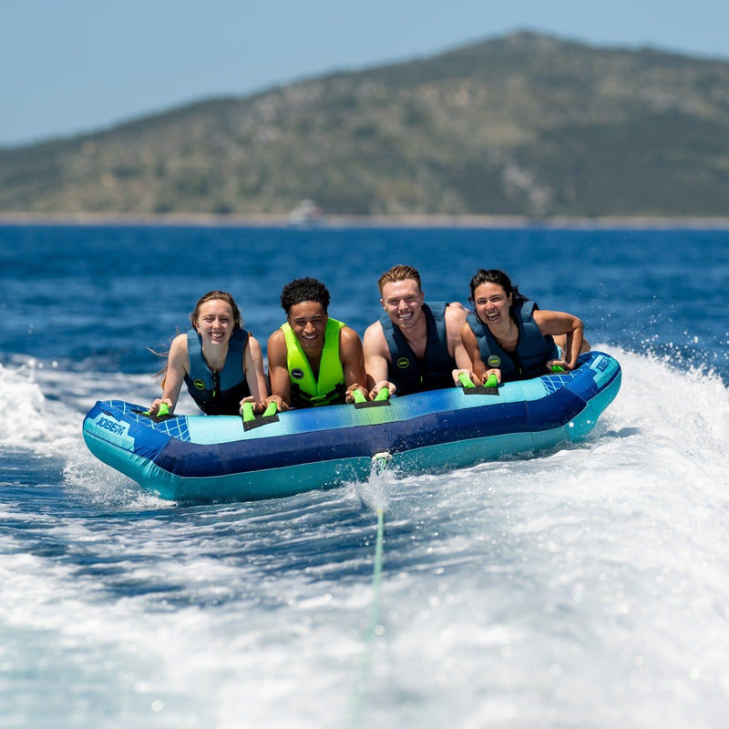 Jobe Airstream 4-Person Inflatable Towable Ski Tube Blue/Aqua