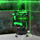 Traderight Laser Level Green Light Self Leveling 3D 12 Line Measure 1.5m Tripod