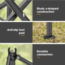 San Hima Folding Camping Table Adjustable Aluminium Portable Outdoor BBQ Desk