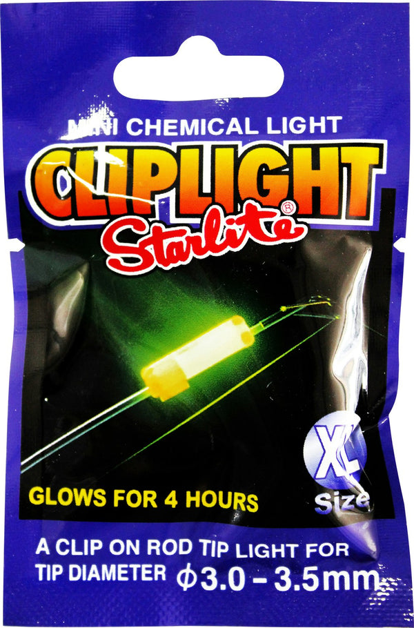 Extra Large Starlite Chemical Cliplight-Clip on Fishing Rod Tip Light-Glow Stick