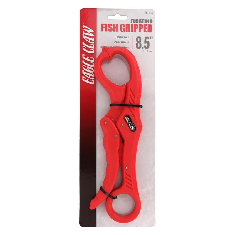 Eagle Claw 8.5 Inch Floating Fish Gripper with Locking Jaws - Lip Gripper
