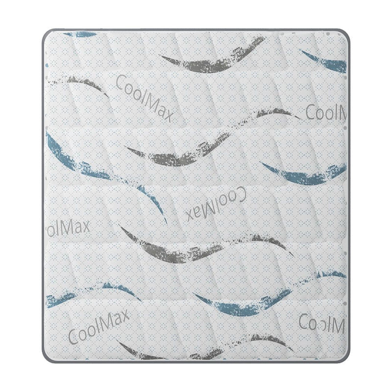 Dreamz Spring Mattress Bed Pocket Tight Top Foam Medium Firm Single Size 25cm