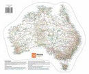 Hema Map of Australia Sticker - Large