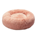 Pawz Pet Bed Cat Dog Donut Nest Calming Kennel Cave Deep Sleeping Pink XXXL