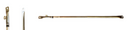 Spreader Rail 4ft with teenut and F/ends - Galv