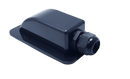 Exotronic 1 Gland Black Cable Entry Cover (Lightweight ABS)
