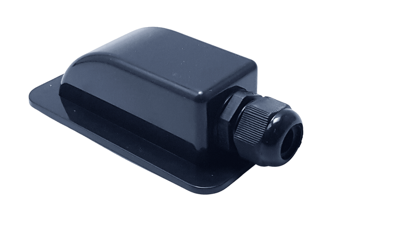 Exotronic 1 Gland Black Cable Entry Cover (Lightweight ABS)